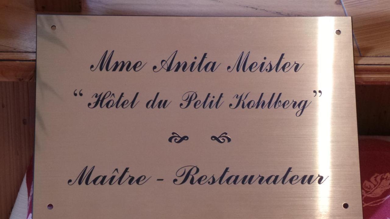 Hotel Restaurant Le Petit Kohlberg Lucelle Exteriér fotografie